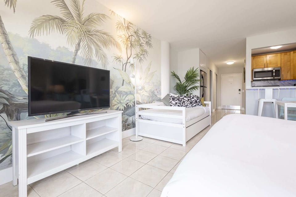 Enjoy the TV with the family