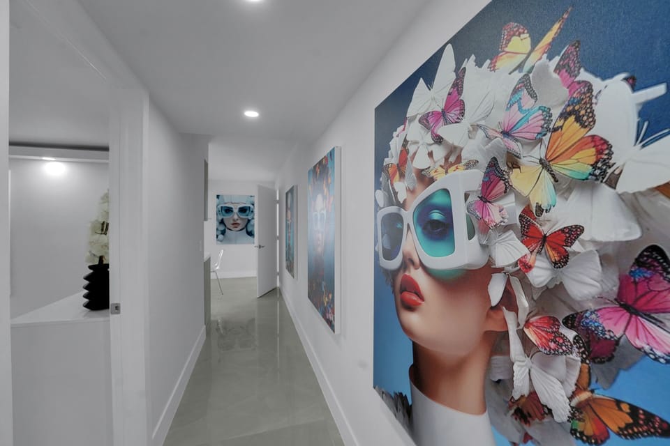 Front entry in Shades of Miami Sky Penthouse!
