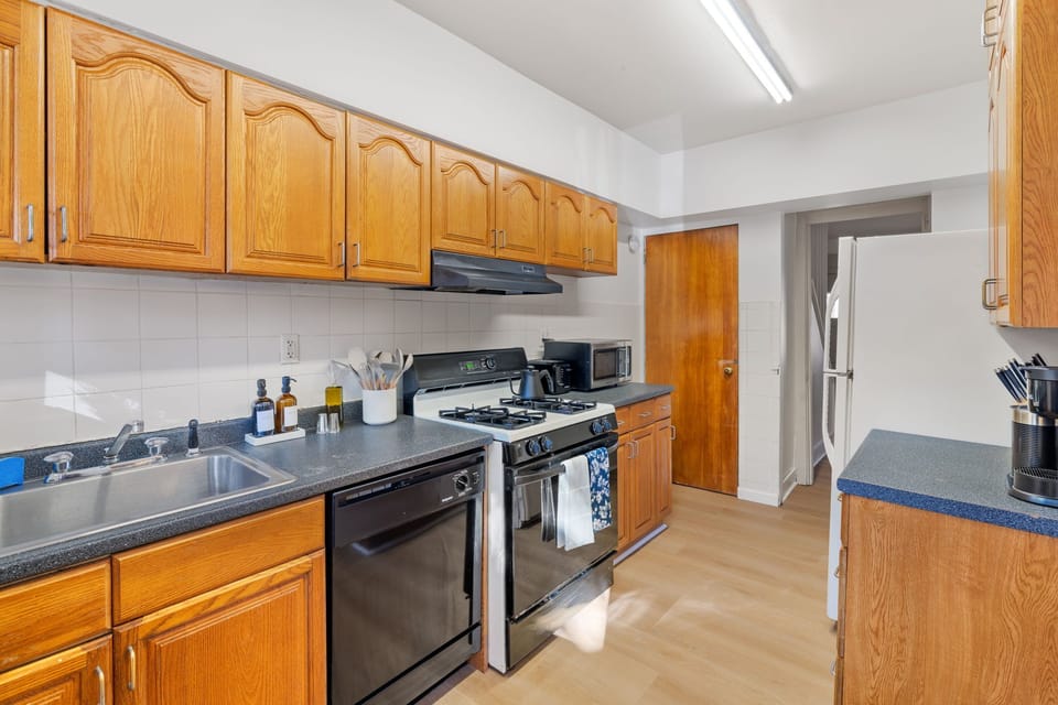 Experience culinary ease in this fully equipped kitchen