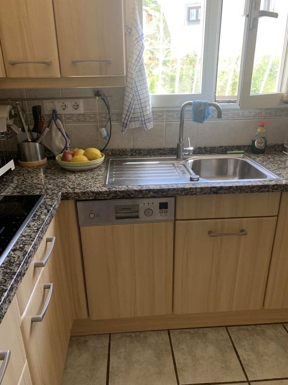 Fully equipped kitchen on the second floor.