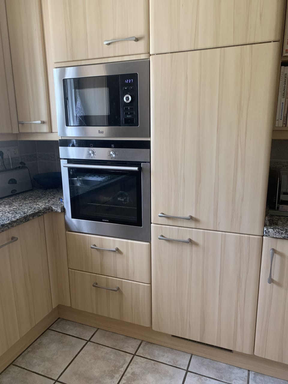 Fully equipped kitchen on the second floor.