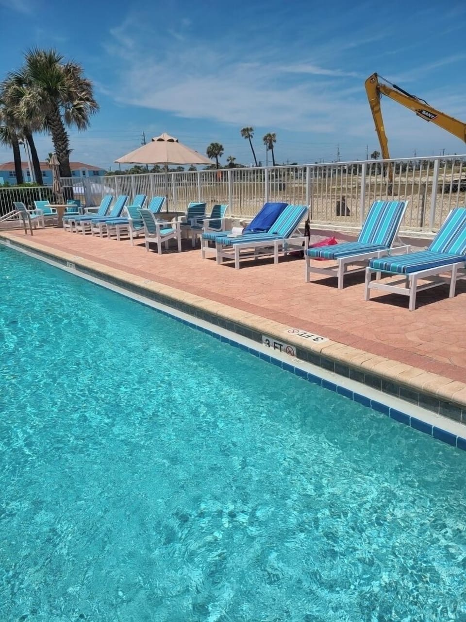 New pool furniture