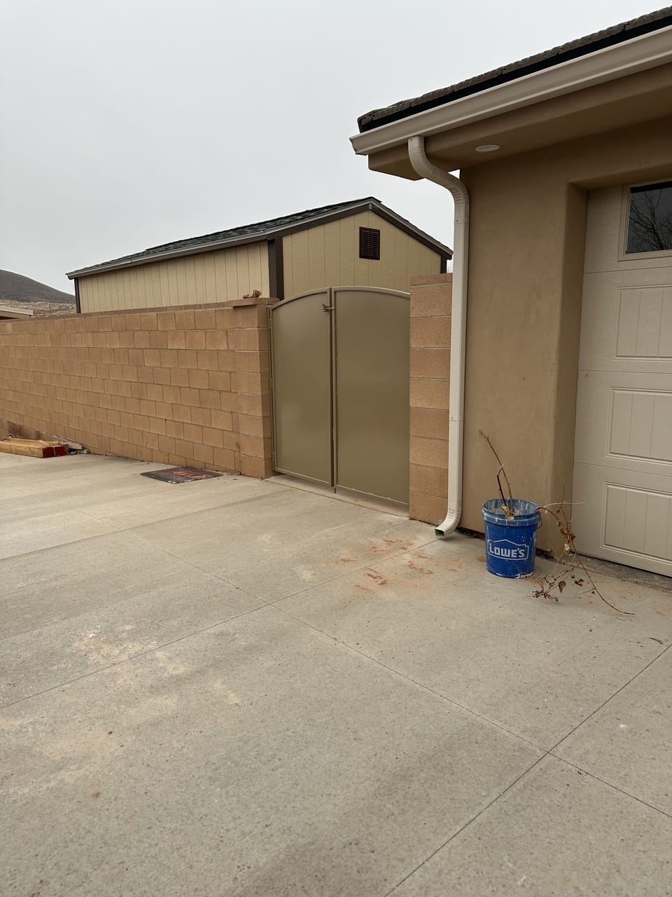 Enter through this back Gate - 