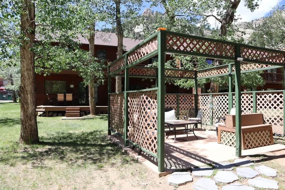 Back patio area of unit