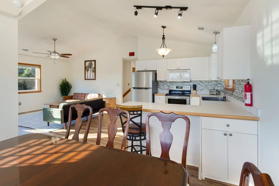 Whip up something delicious in the Kitchen to enjoy in the nearby Dining Area.
