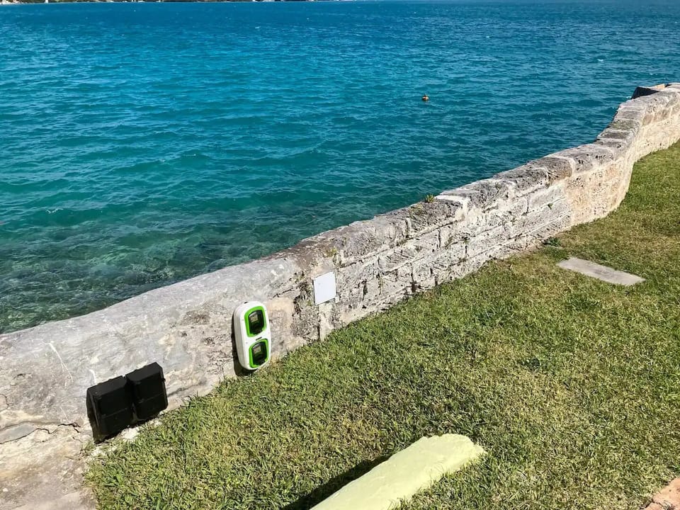 Twizzy charger available for two vehicles (shared with cottage next door)
