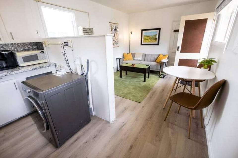 Kitchen and living room