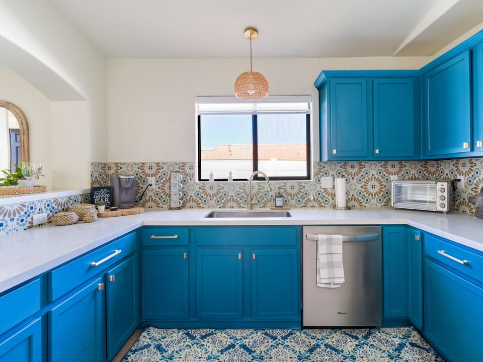 Kitchen with full amenities