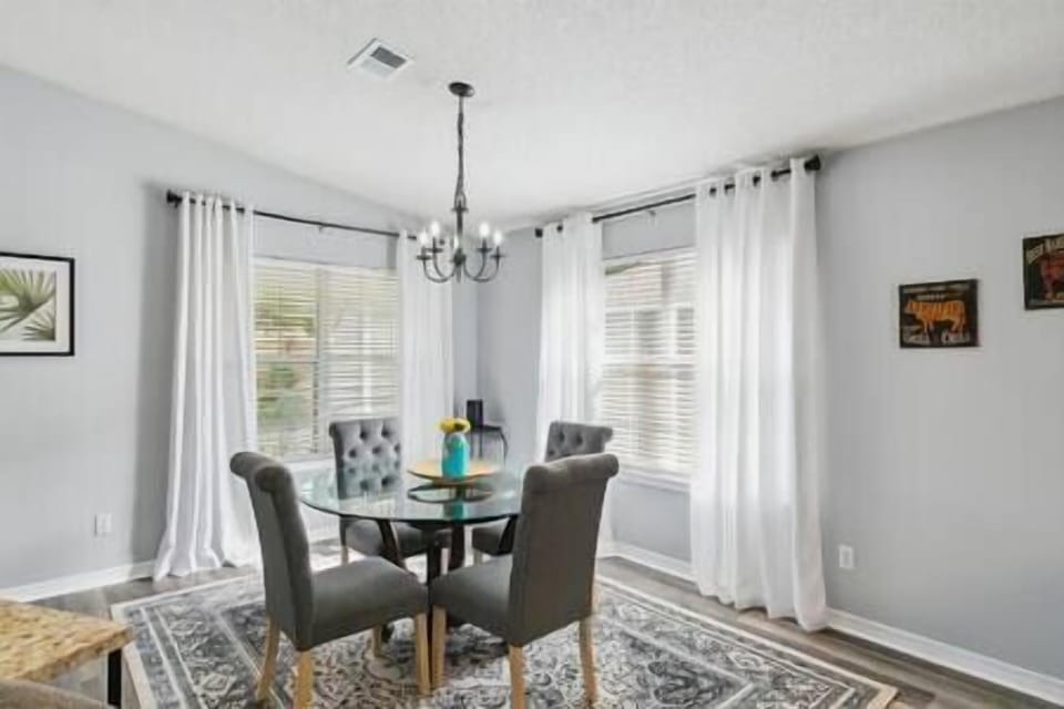 Clean & Well Lit Dining Area