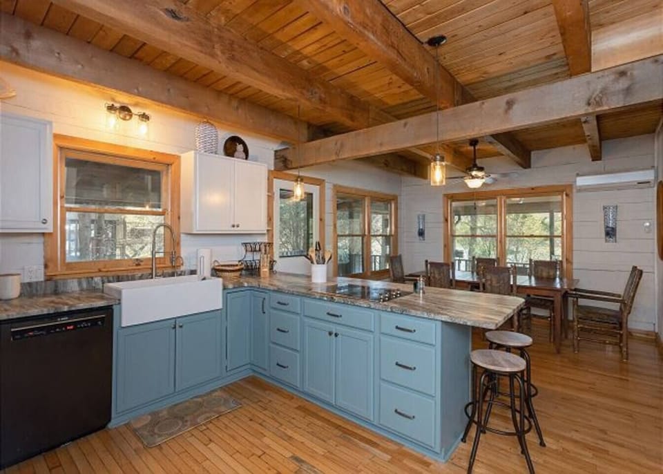 After a day on the lake enjoy our newly renovated kitchen with all new appliances.