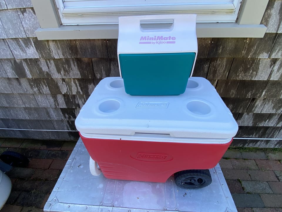 Beach coolers provided.