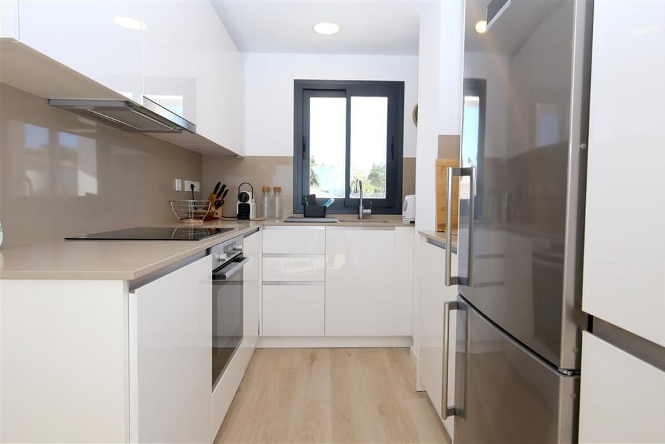 modern and open plan kitchen with all mod-cons