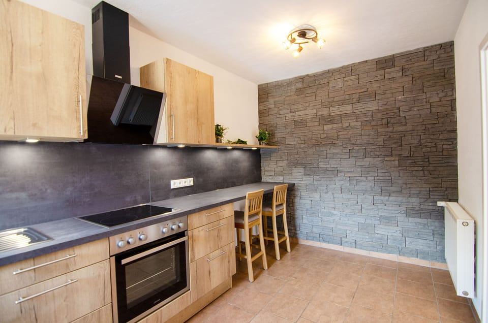 This is the kitchen of the fewo granary