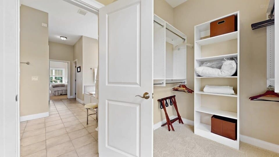 Large closet in primary ensuite
