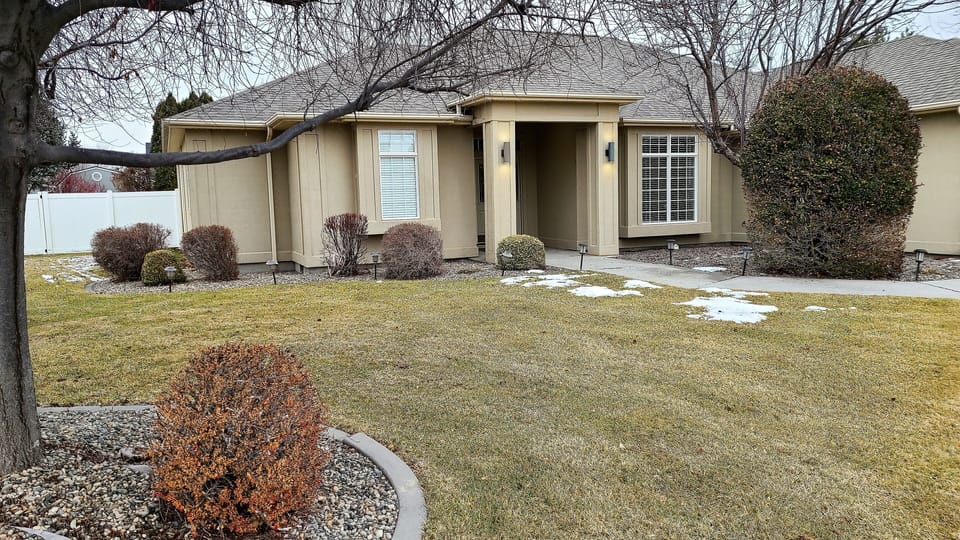 Front yard view of home