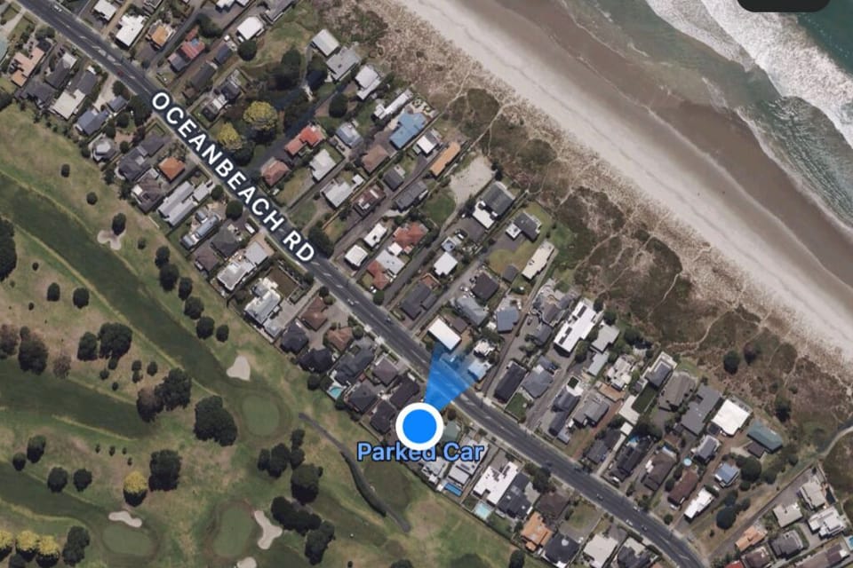Location from the beach 