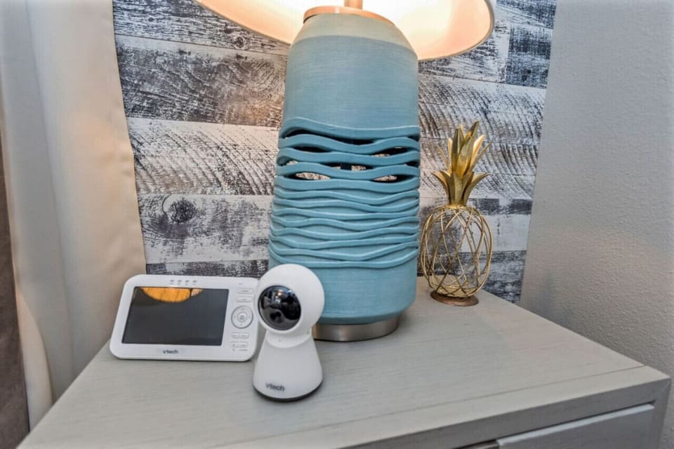 Bedroom 1 w/ baby monitor