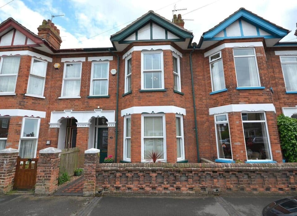 External view of the front of the house.