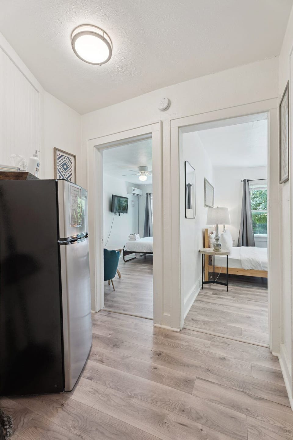 Easy access to multiple bedrooms, each designed for comfort and relaxation.