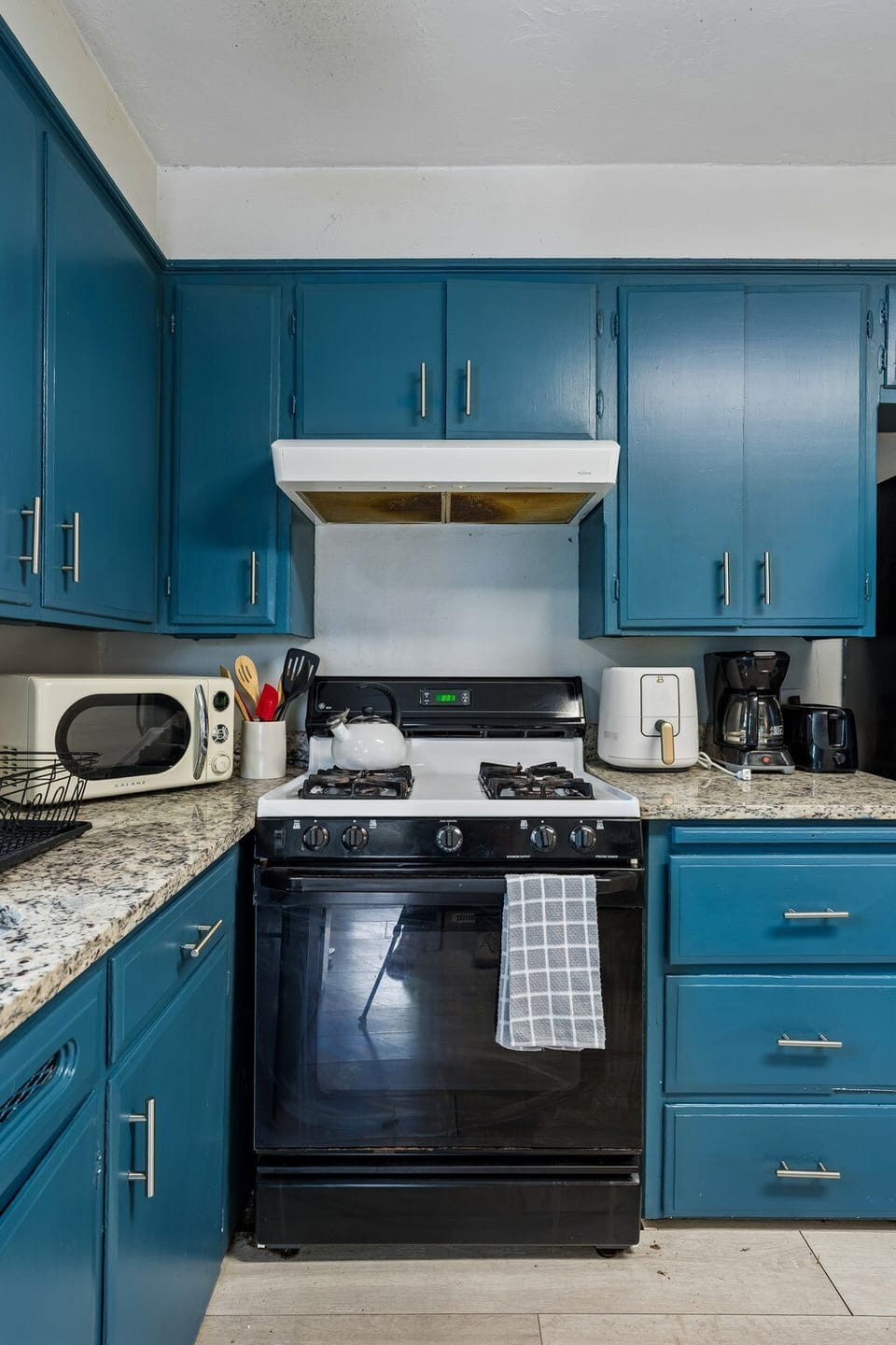 A full kitchen ready for coffee, meals, and everyday routines.