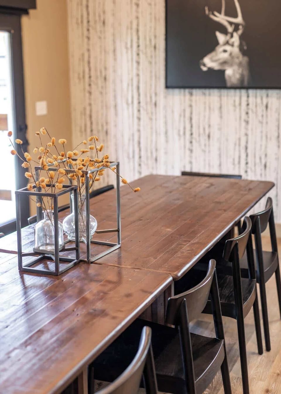 Massive dining table with plenty of space for family-style dinners!