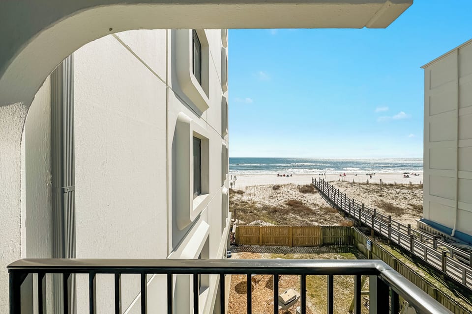 Private balcony view