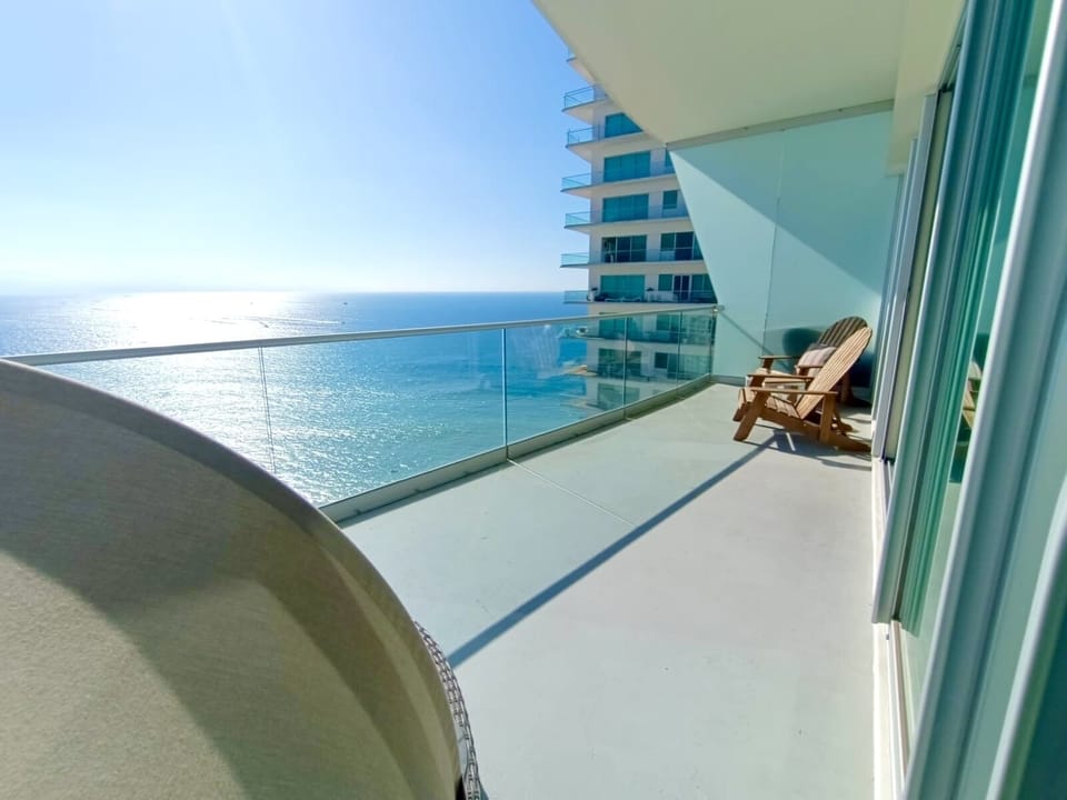 Front deck 
Beachfront view of Banderas Bay