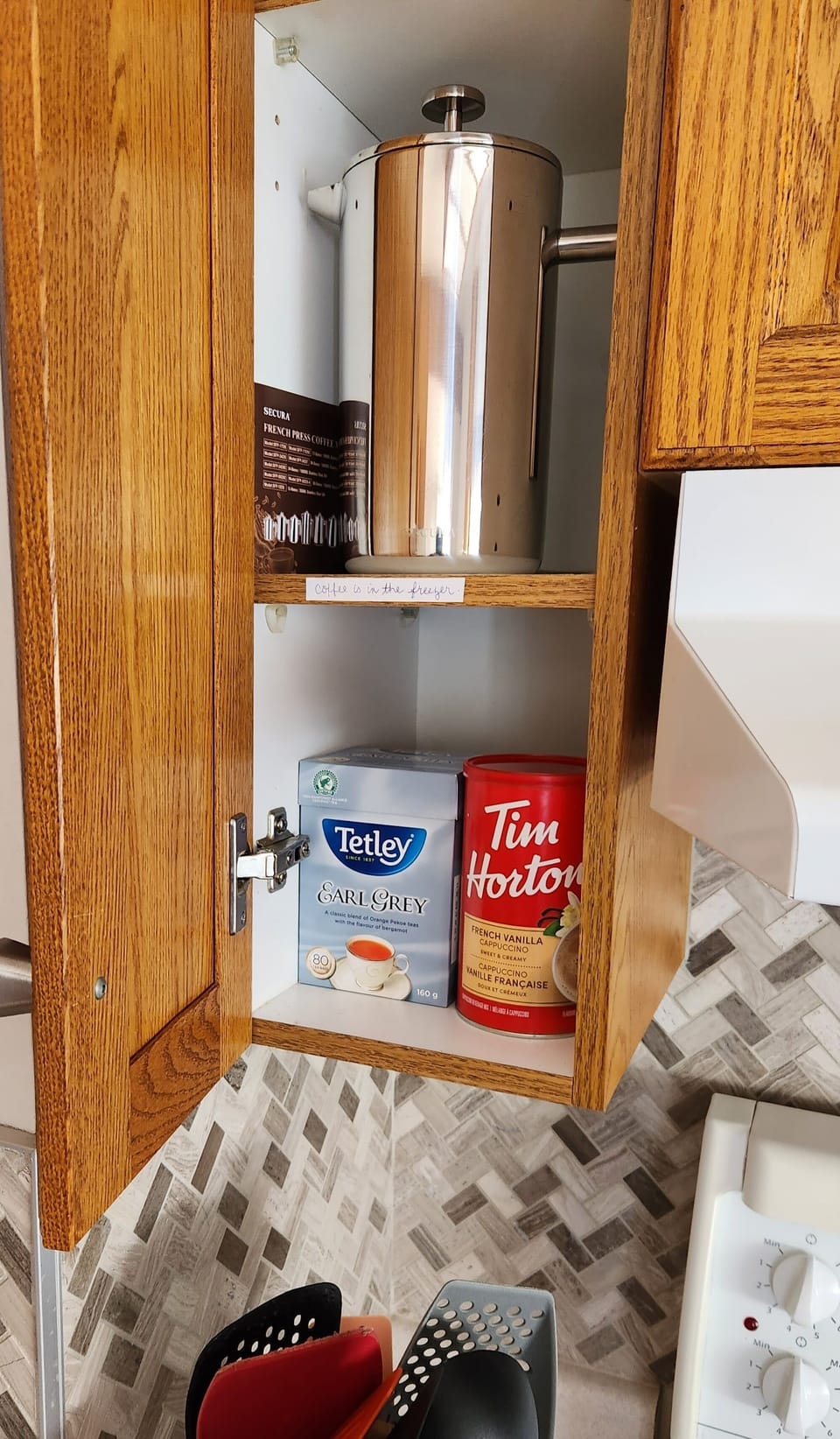 Everything needed for the perfect cup of coffee or tea