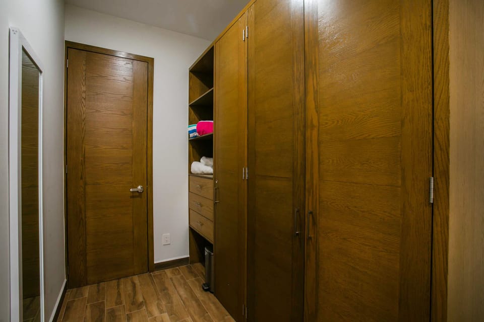 Closet in bedroom
