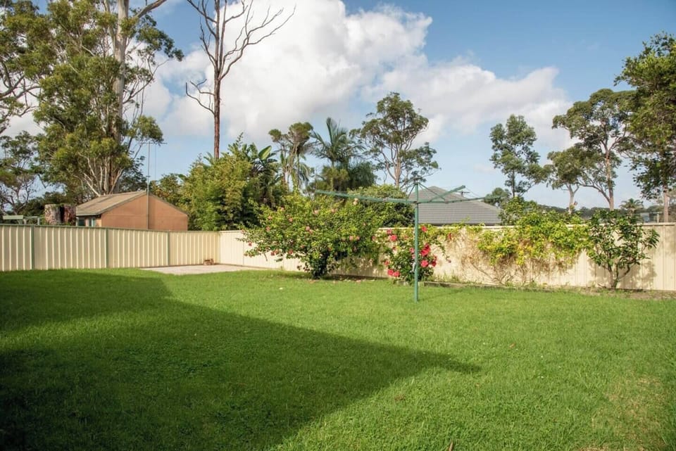 Huge grassed backyard. Perfect for the kids to run around or play a game of footy or cricket!