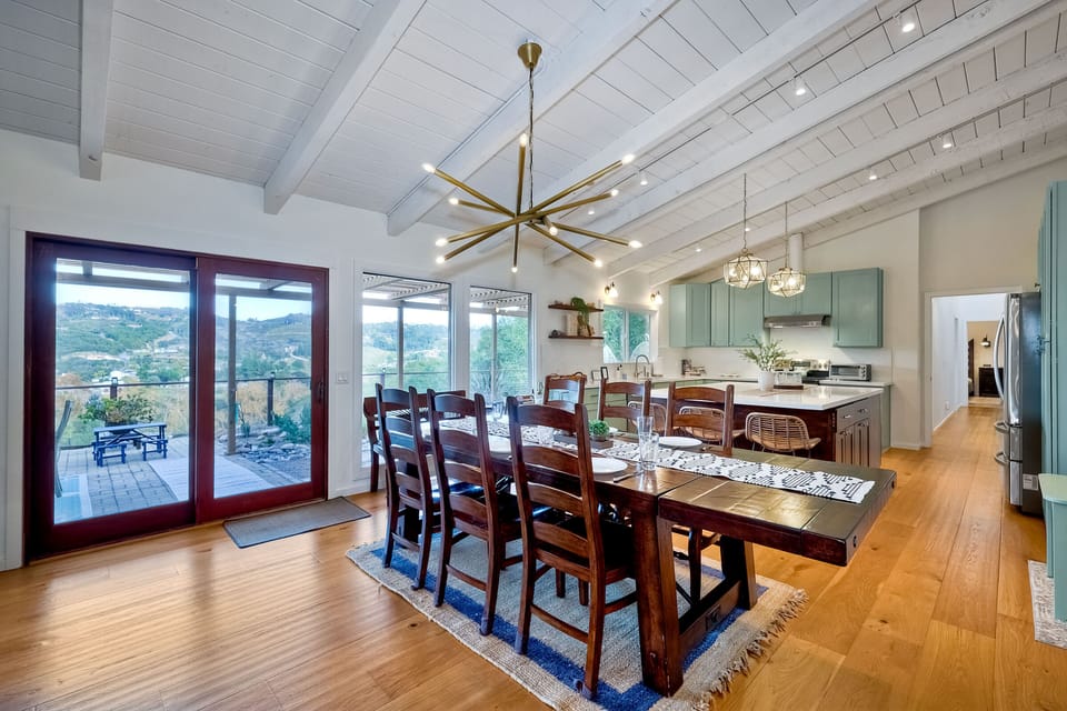 Dining area with great natural light