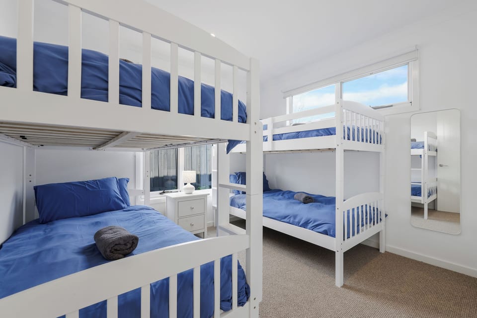 Two king-size bunk beds, making them perfect for larger groups or families. 