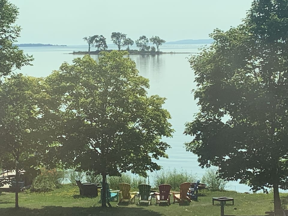 Water view from cottage