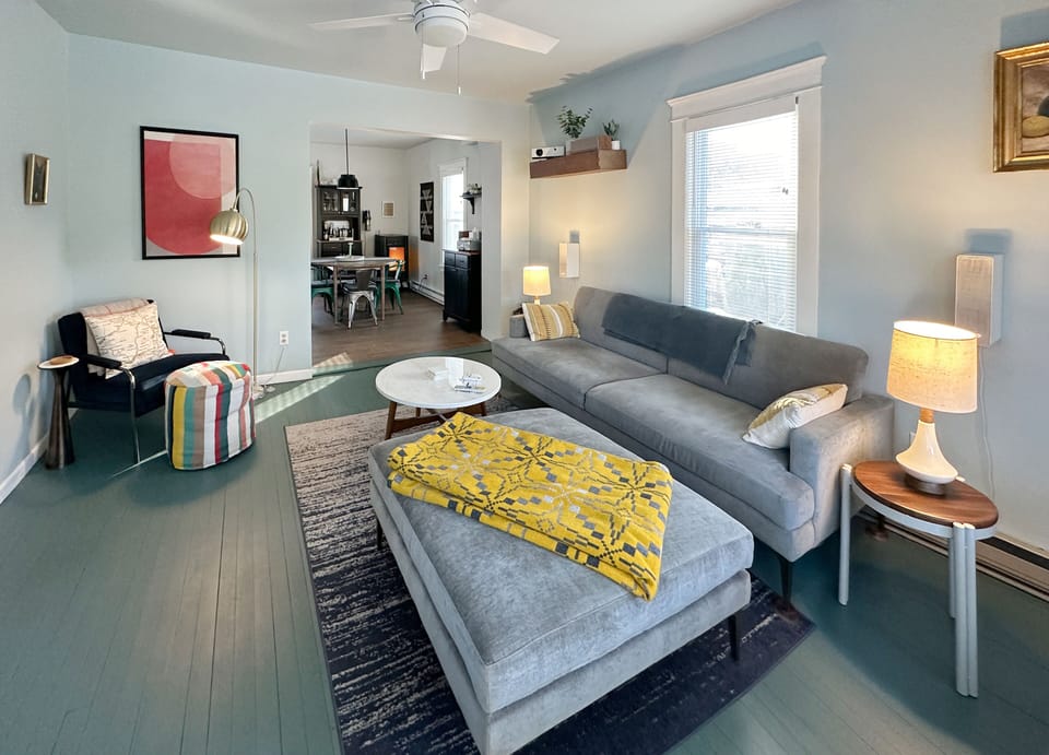 Living Room and Dining Area