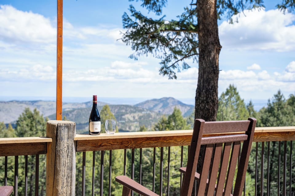 Enjoy your favorite drink and rewind while overlooking the Rockies!