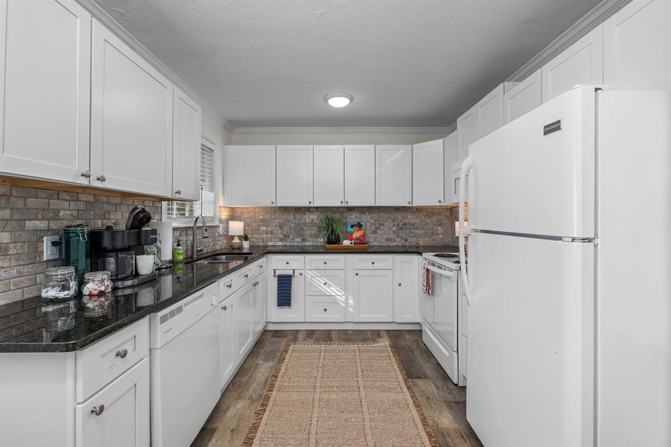 view of the kitchen 