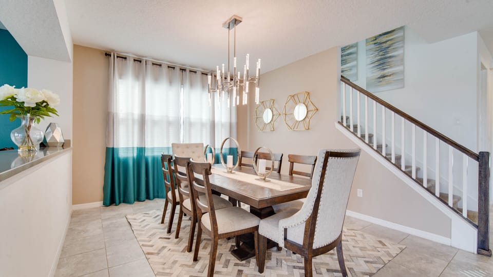 In this dining space, every meal is a celebration