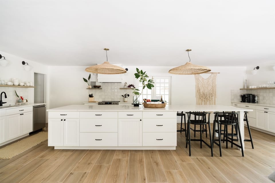 Large Island and Cooking Area