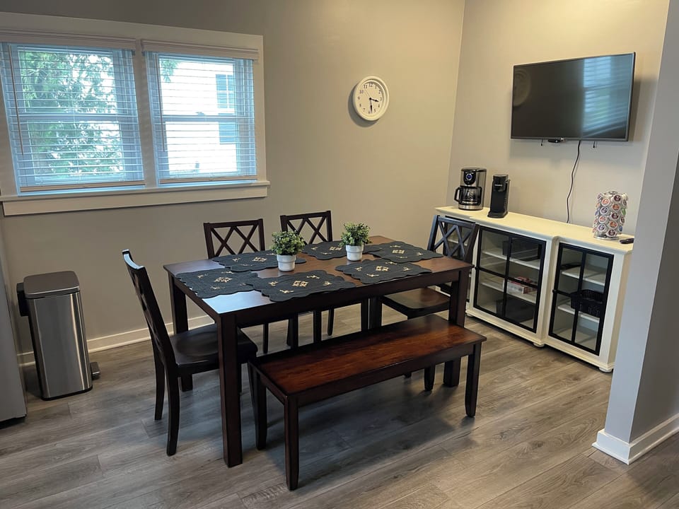 Kitchen and coffee station  