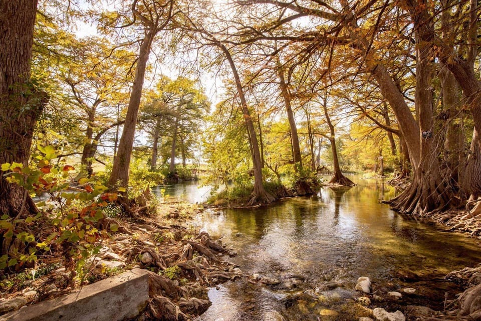 Kids and adults alike will love exploring the banks and islands of the Guadalupe River.