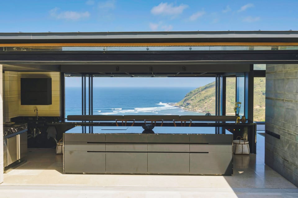 Large Kitchen with a view