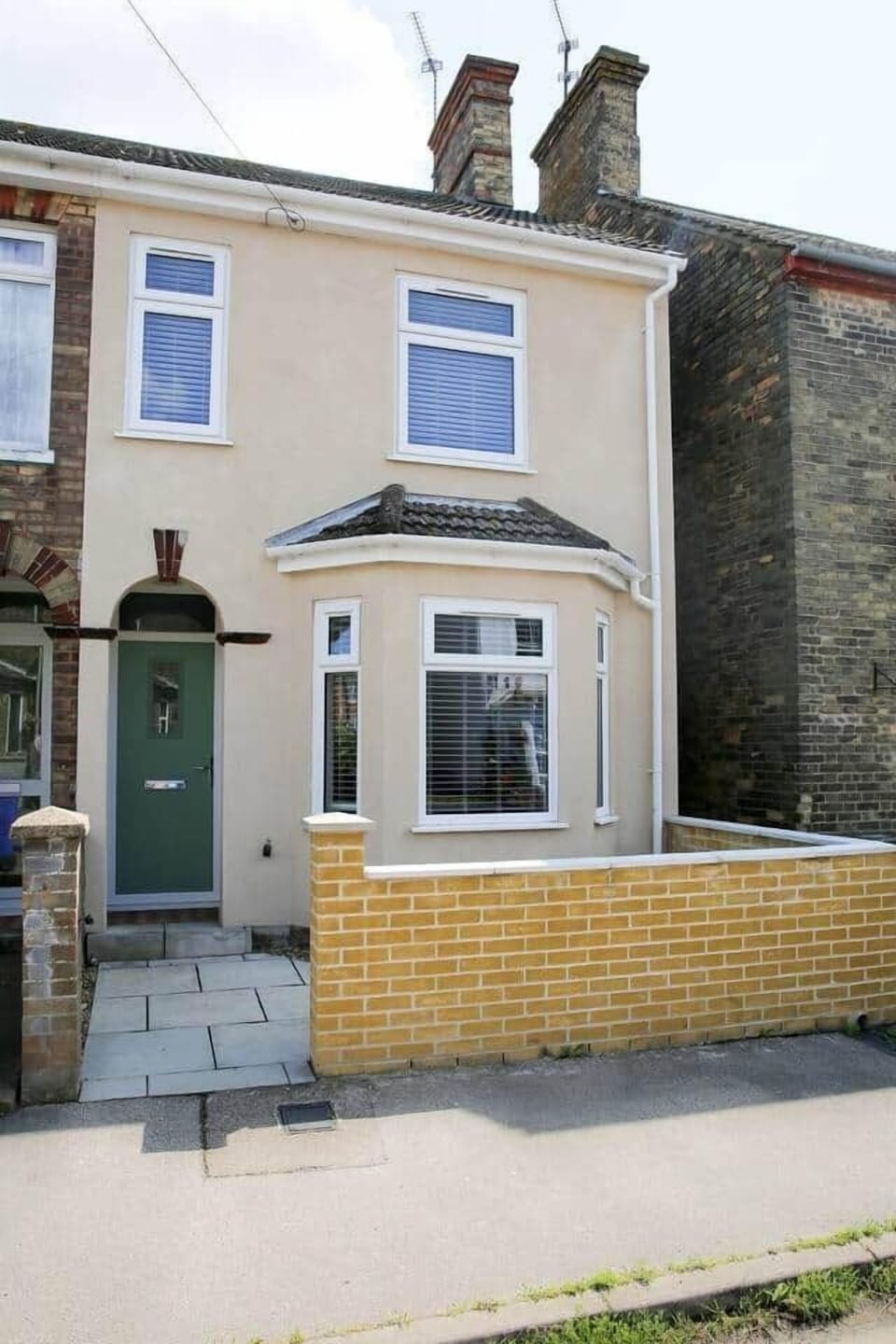 External view of the front of the house
