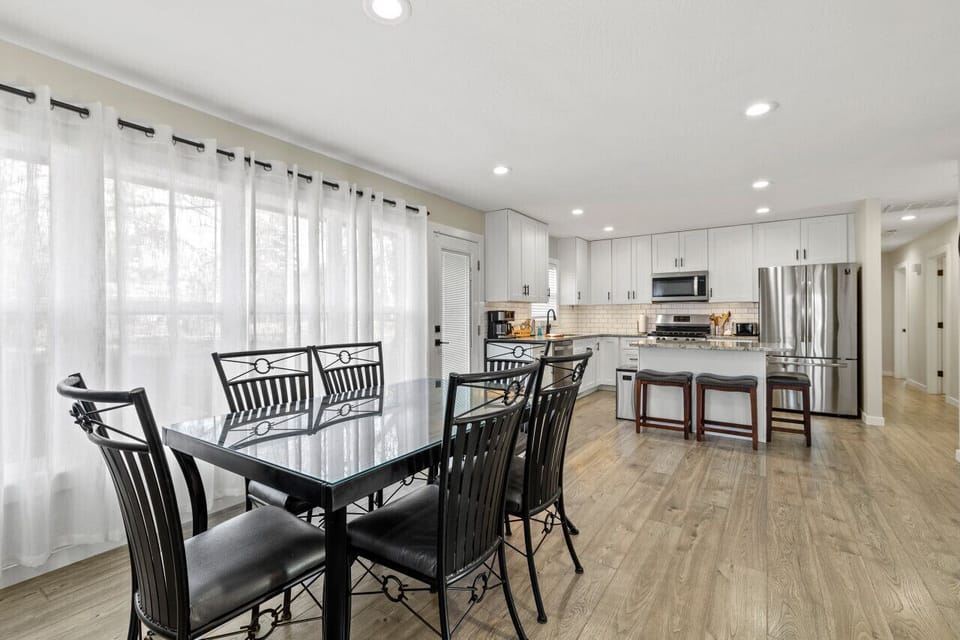 Plenty of seating to enjoy your favorite meals or games