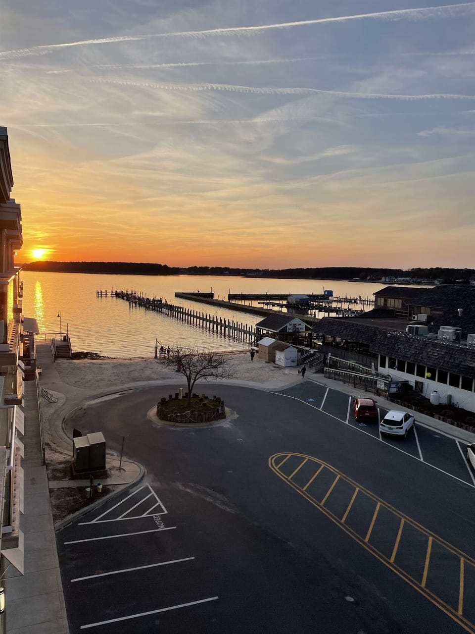 Sunset from balcony