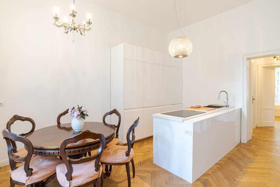 Kitchen and dining area