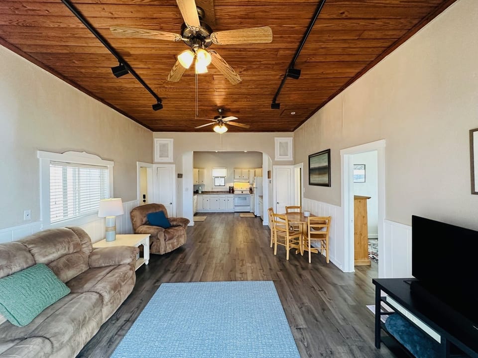 Open Living/Dining/Kitchen Area