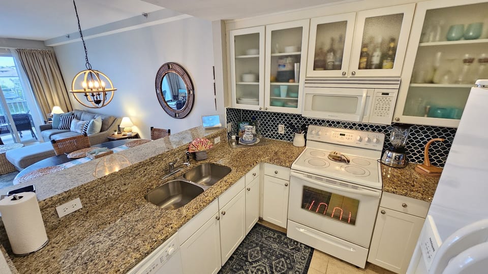 Kitchen - Double Sink with Garbage Disposal, Dishwasher 