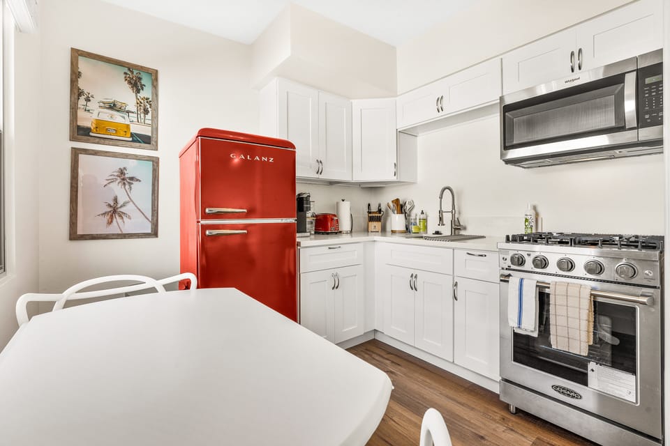 One of the 10 full kitchens.