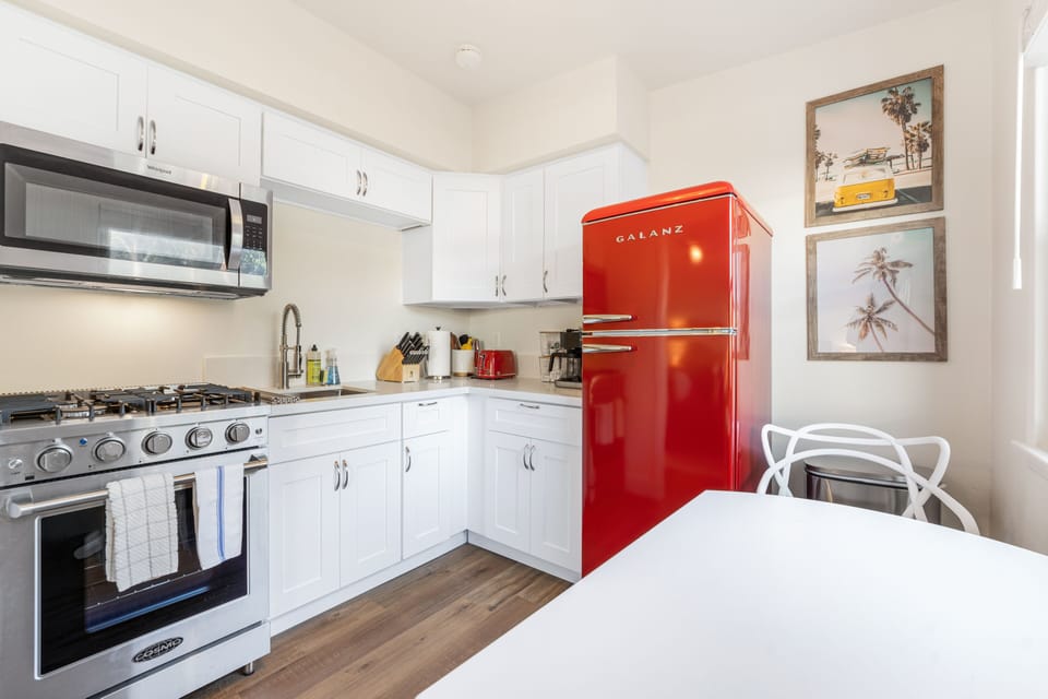 There are 10 full kitchens with the rental of the property. 