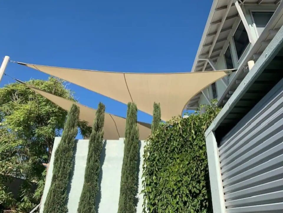A private walled garden (access is through your garage)
